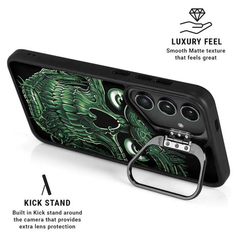 Liquid Blue Terminator Dragon Galaxy S25 Ultra Kickstand Case